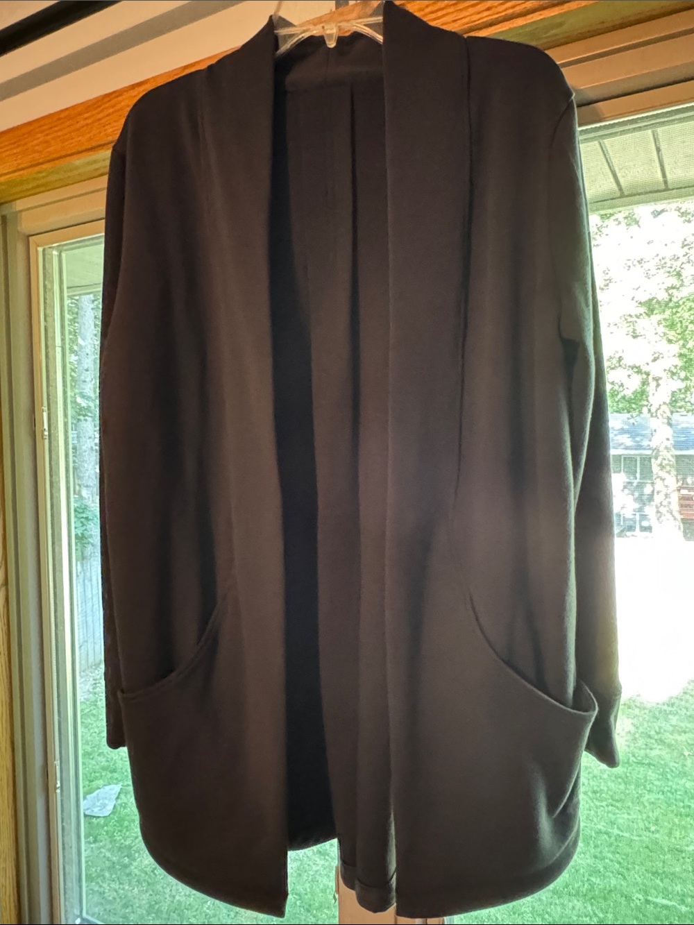UCLA Under Armour Black Open Front Cardigan